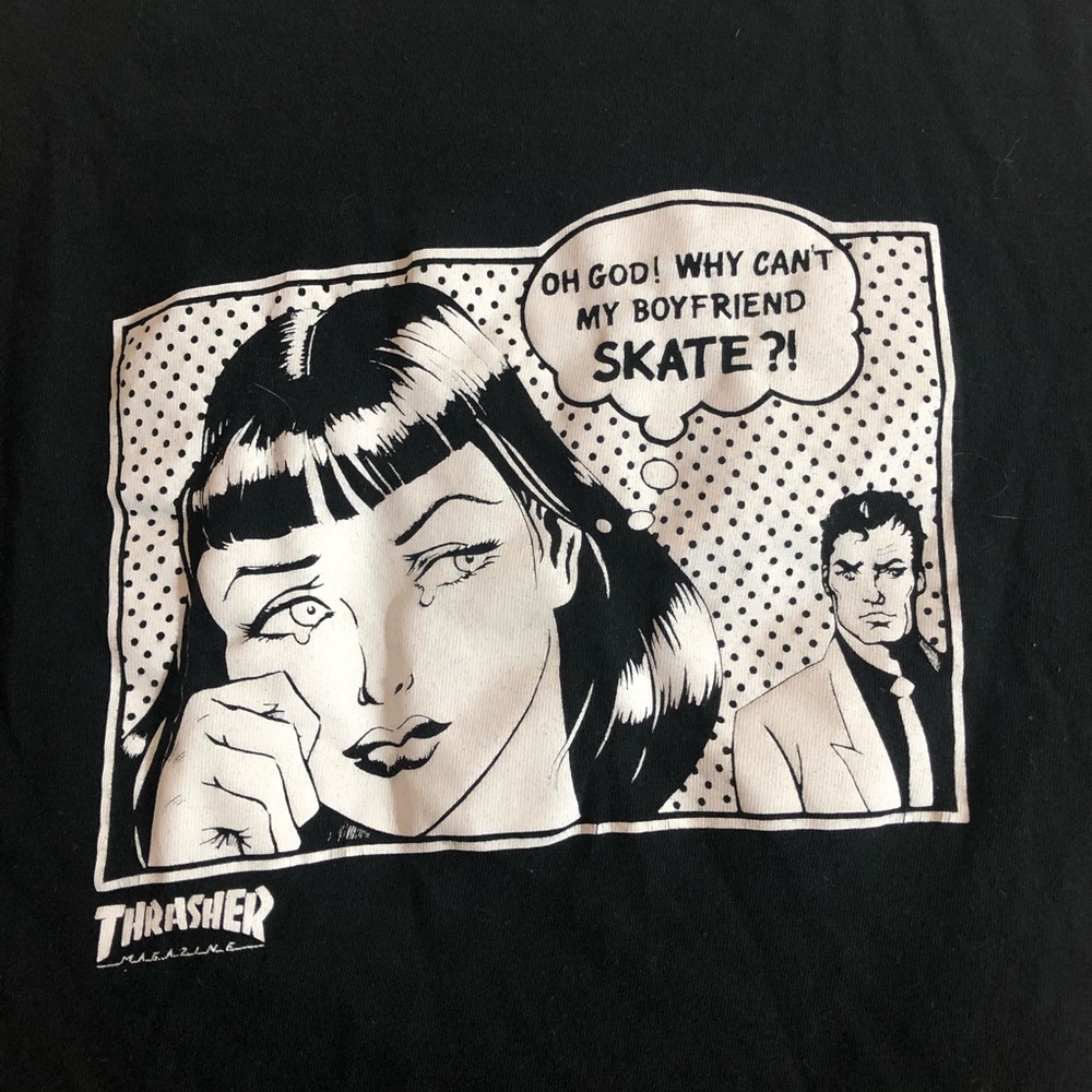 Black Women’s Thrasher T-shirt